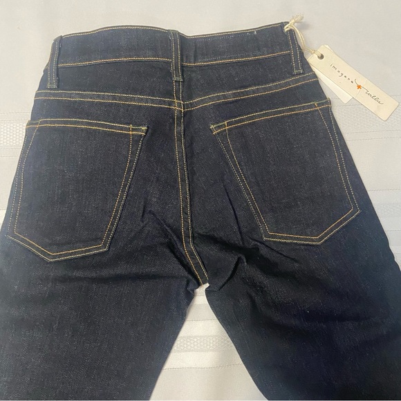 Imogene + Willie “Imogene “ Womens Dark Denim Straight Leg Stretch Jeans- NWT 23 - Picture 2 of 11
